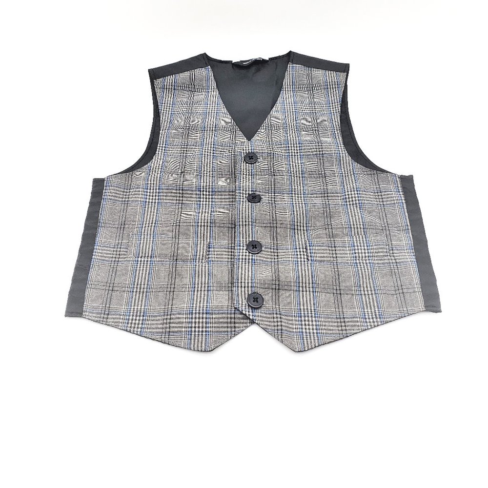 Boys Dress Suit 4 Button Vest with Pockets Size 5 - Picture 2 of 6